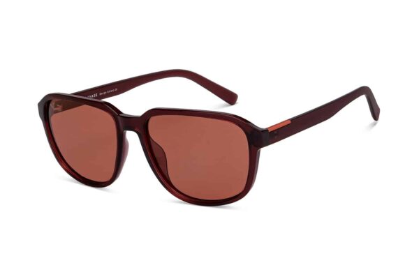 Maroon Full Rim Wayfarer Sunglasses - Image 2