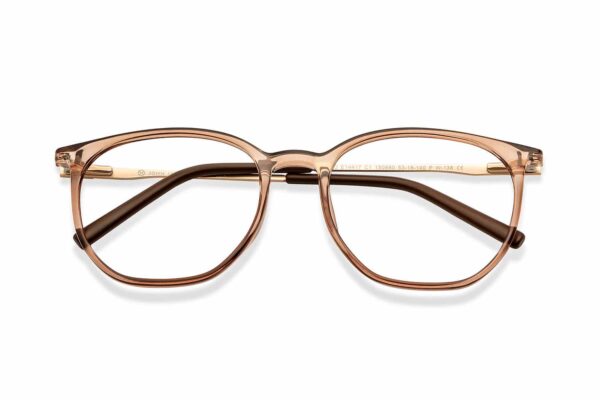 Brown Full Rim Square Eyeglasses - Image 2