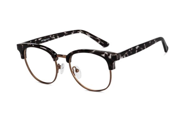 Copper Tortoise Full Rim Round Eyeglasses - Image 3