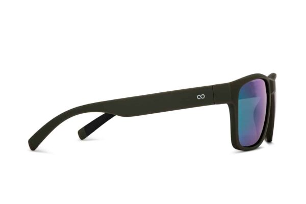 Green Full Rim Sports Sunglasses - Image 3