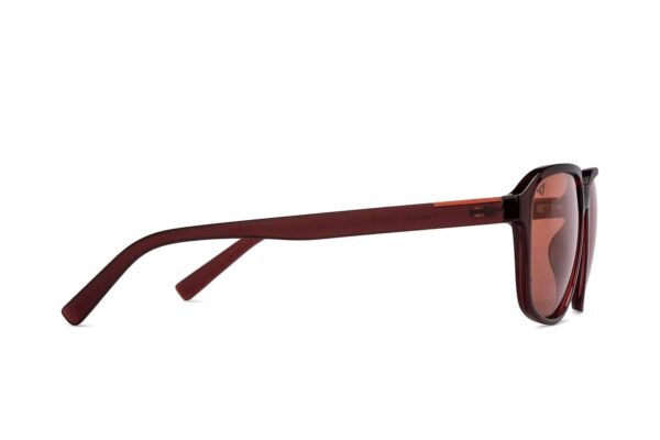 Maroon Full Rim Wayfarer Sunglasses - Image 3