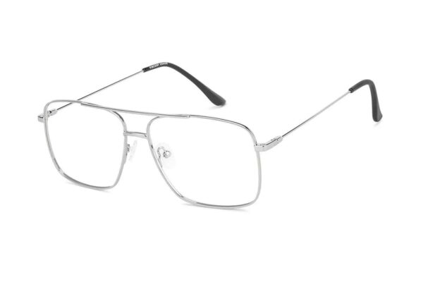 Silver Full Rim Square Sunglasses - Image 3