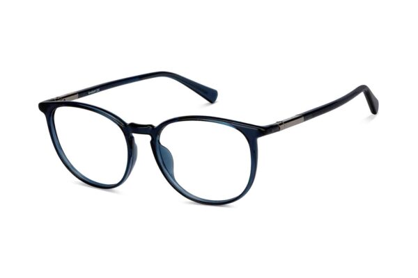 Blue Full Rim Round Eyeglasses - Image 3