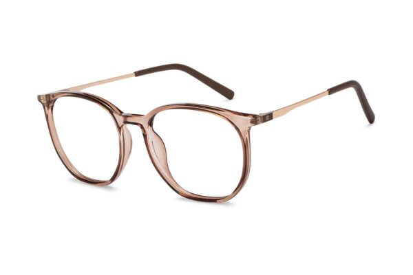 Brown Full Rim Square Eyeglasses - Image 3