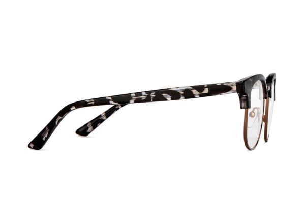 Copper Tortoise Full Rim Round Eyeglasses - Image 4