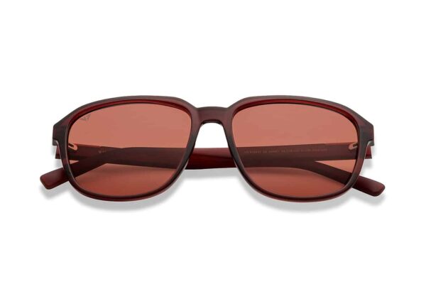 Maroon Full Rim Wayfarer Sunglasses - Image 4