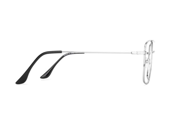 Silver Full Rim Square Sunglasses - Image 4