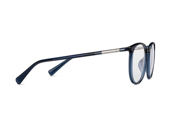 Blue Full Rim Round Eyeglasses - Image 4