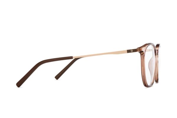 Brown Full Rim Square Eyeglasses - Image 4