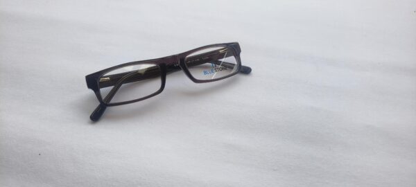 Purple Transparent Full Rim Cat Eye Eyeglasses - Image 4